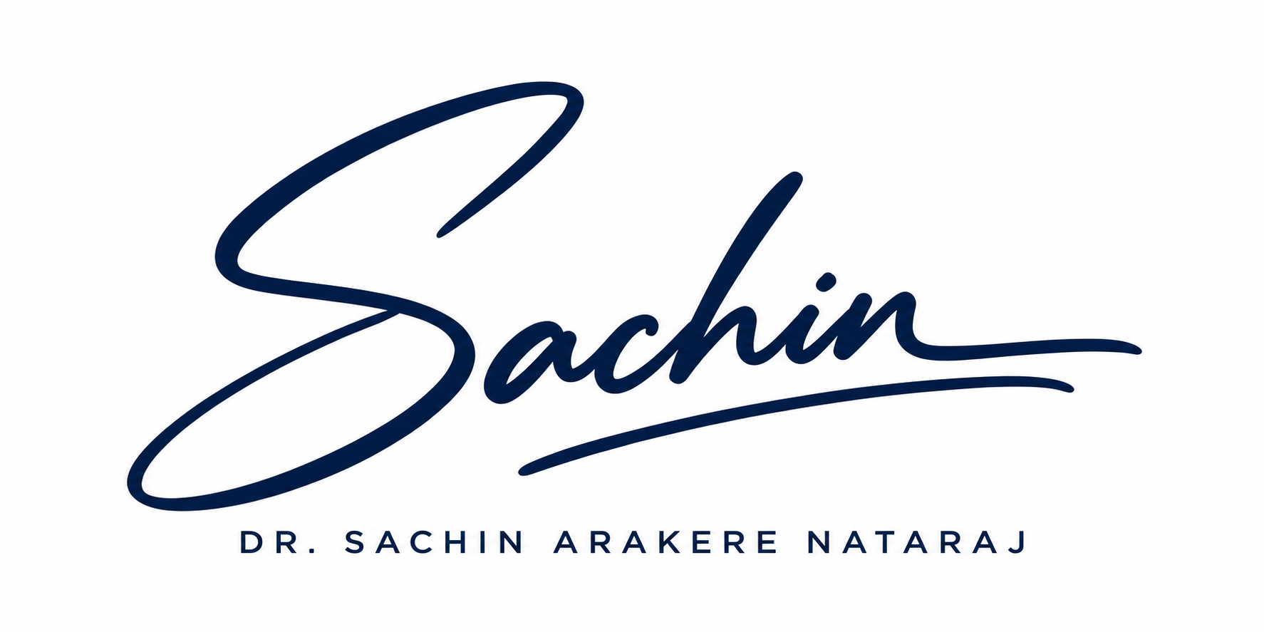 Dr Sachin Arakere Nataraj signature logo